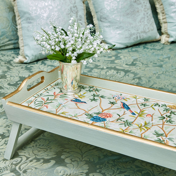 Chinoiserie Tole Folding Tray