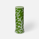 Emmeline Green Floral Urn & Pedestal