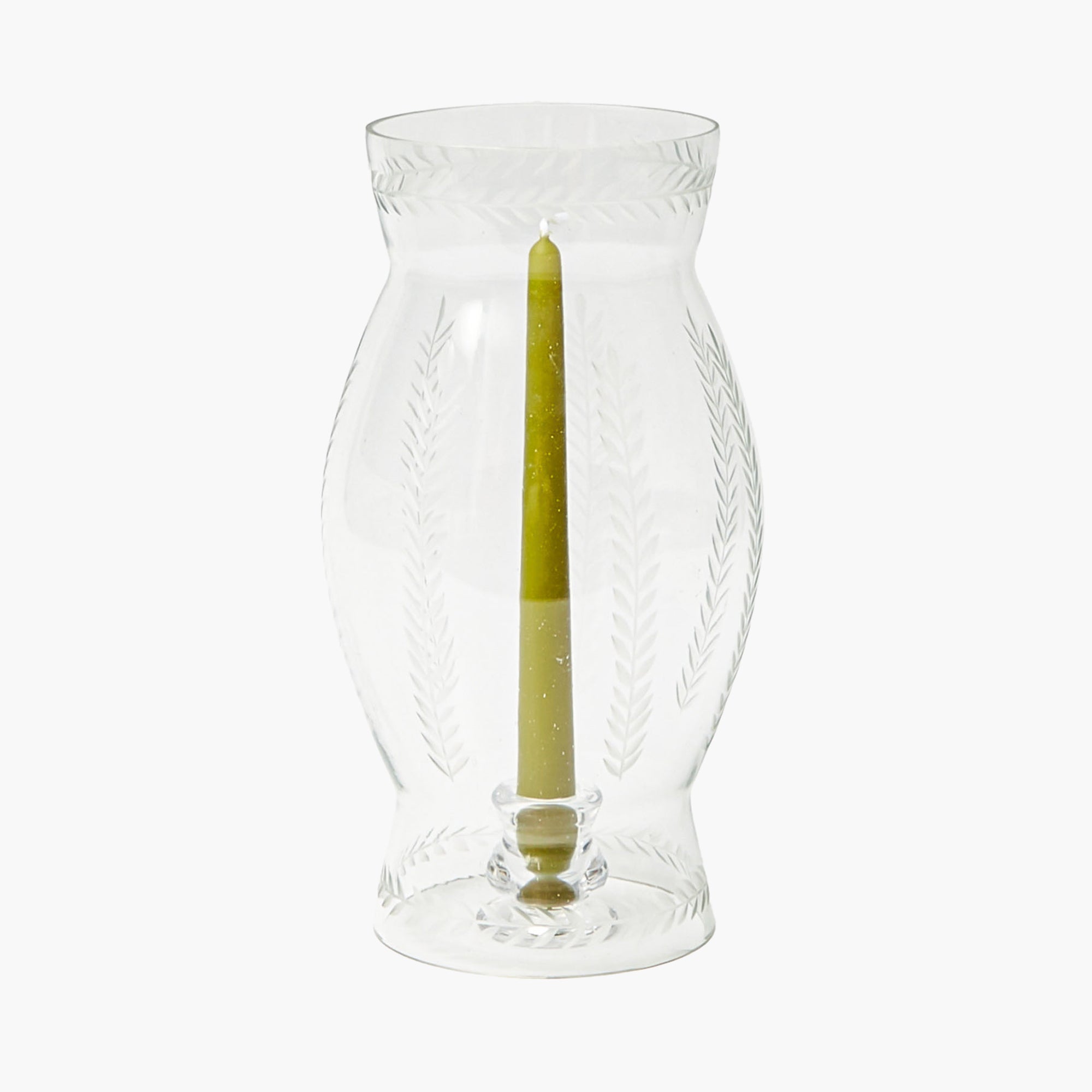 Engraved Glass Lantern
