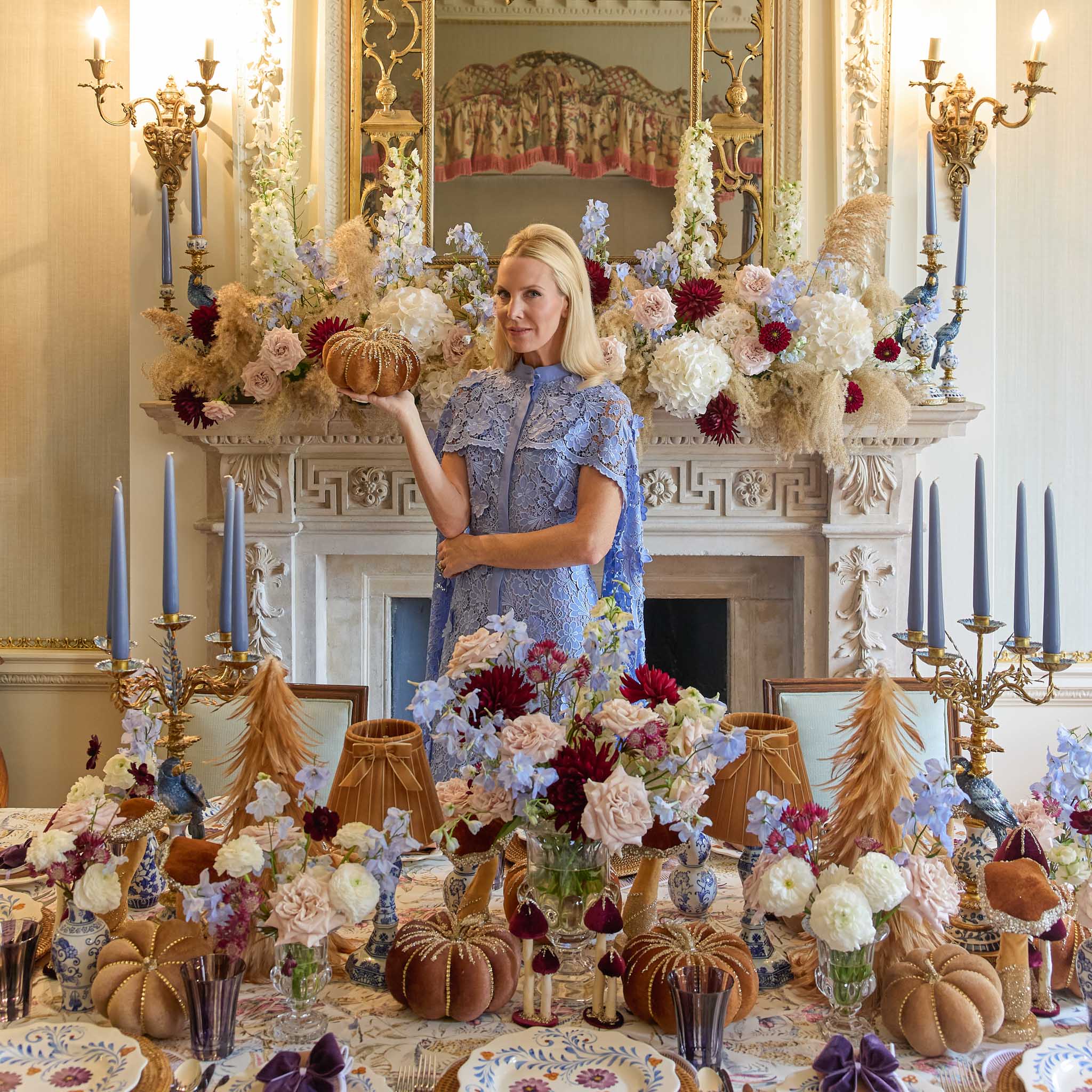 Burnt Caramel Velvet Pumpkin (Pair)