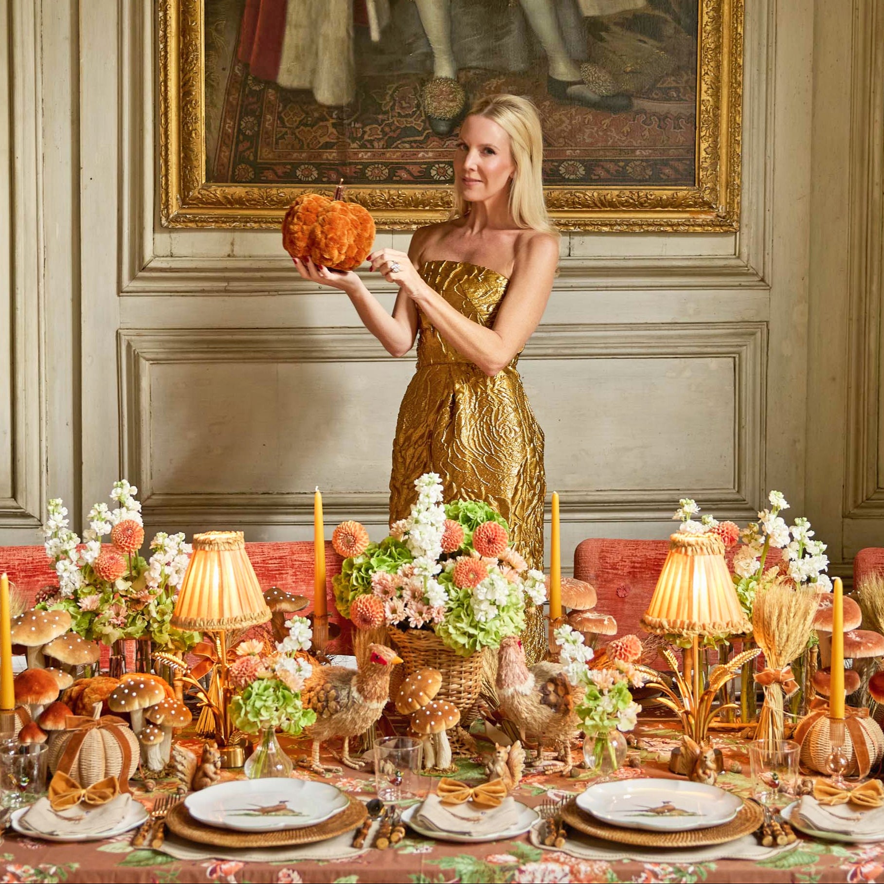 Autumn Harvest Tablescape