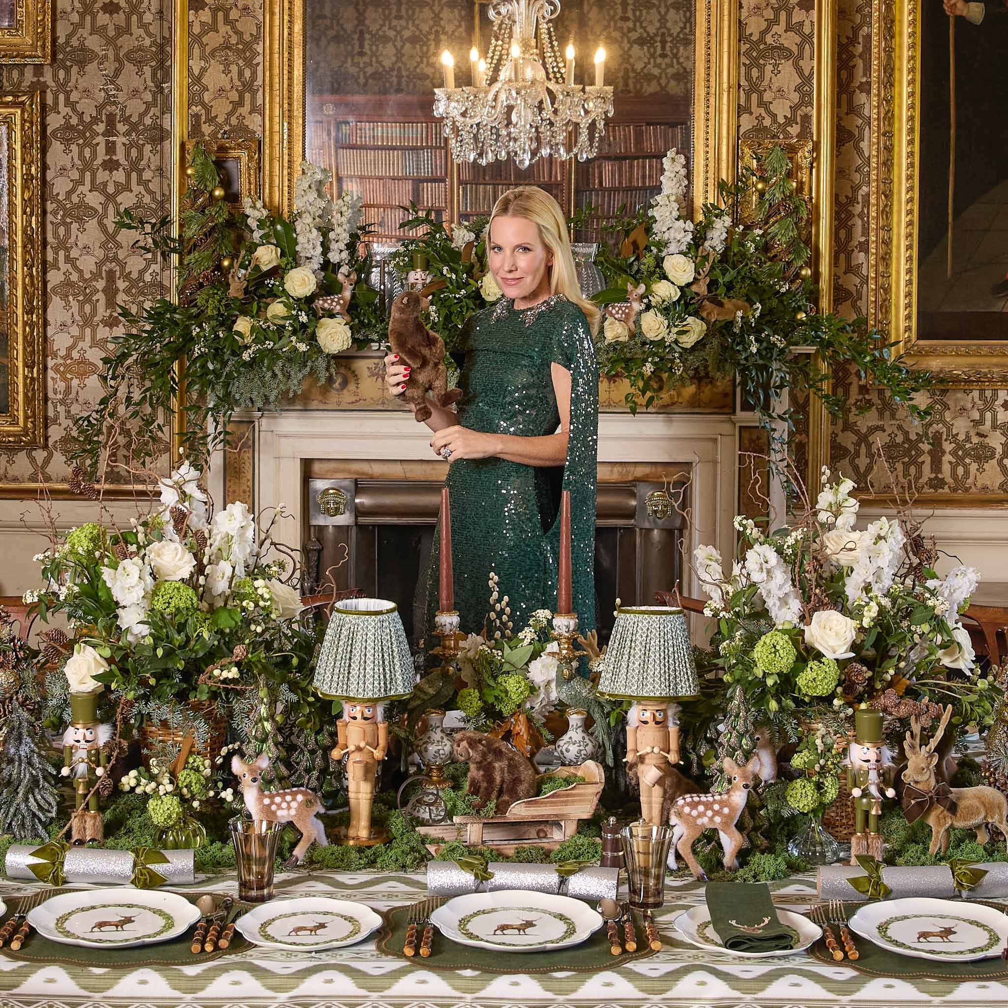 Large Alpine Brown Bears (Set of 3)