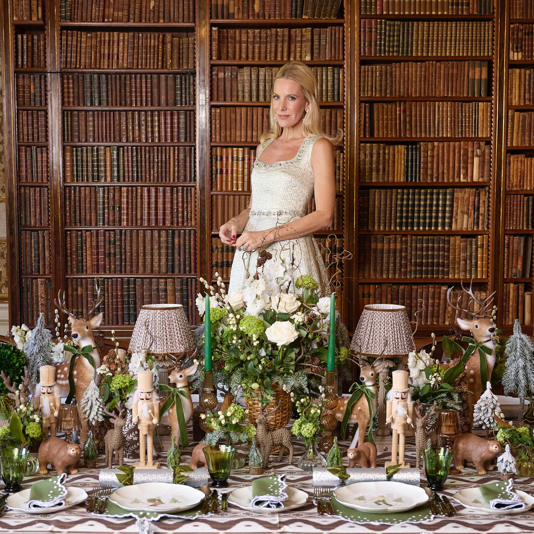 Heidi & Hans Skier Dinner Plate (Set of 4)