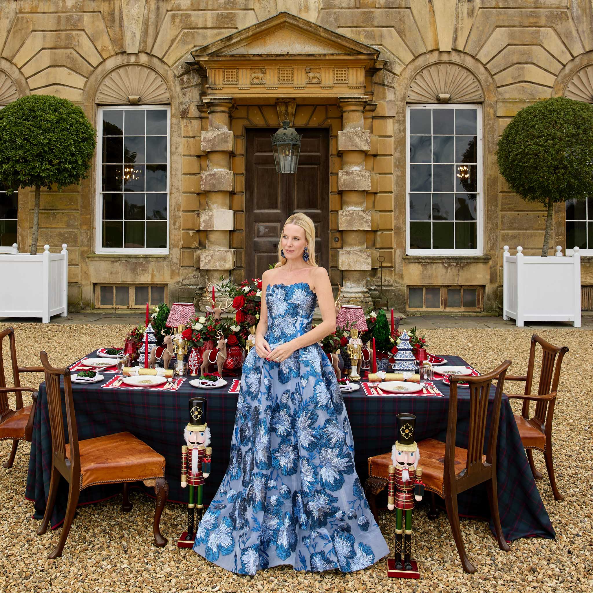 Elizabeth Red Placemats (Set of 4)