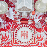 Capture the enchanting spirit of the season with White Lace Nutcracker Dinner Plates.