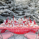 Impress your guests with the timeless beauty of these red napkins.