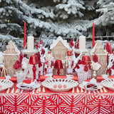 Elevate your Christmas celebrations with the Gretel Applique Red Tablecloth, a delightful addition that exudes elegance and showcases the festive beauty of applique.