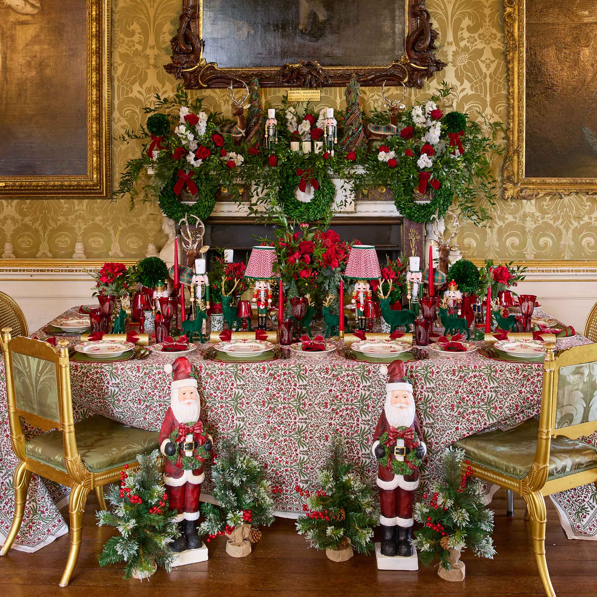 Ethel Cranberry Tablecloth