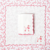 Fifi Pink Poodle Linen Napkins (Set of 4)