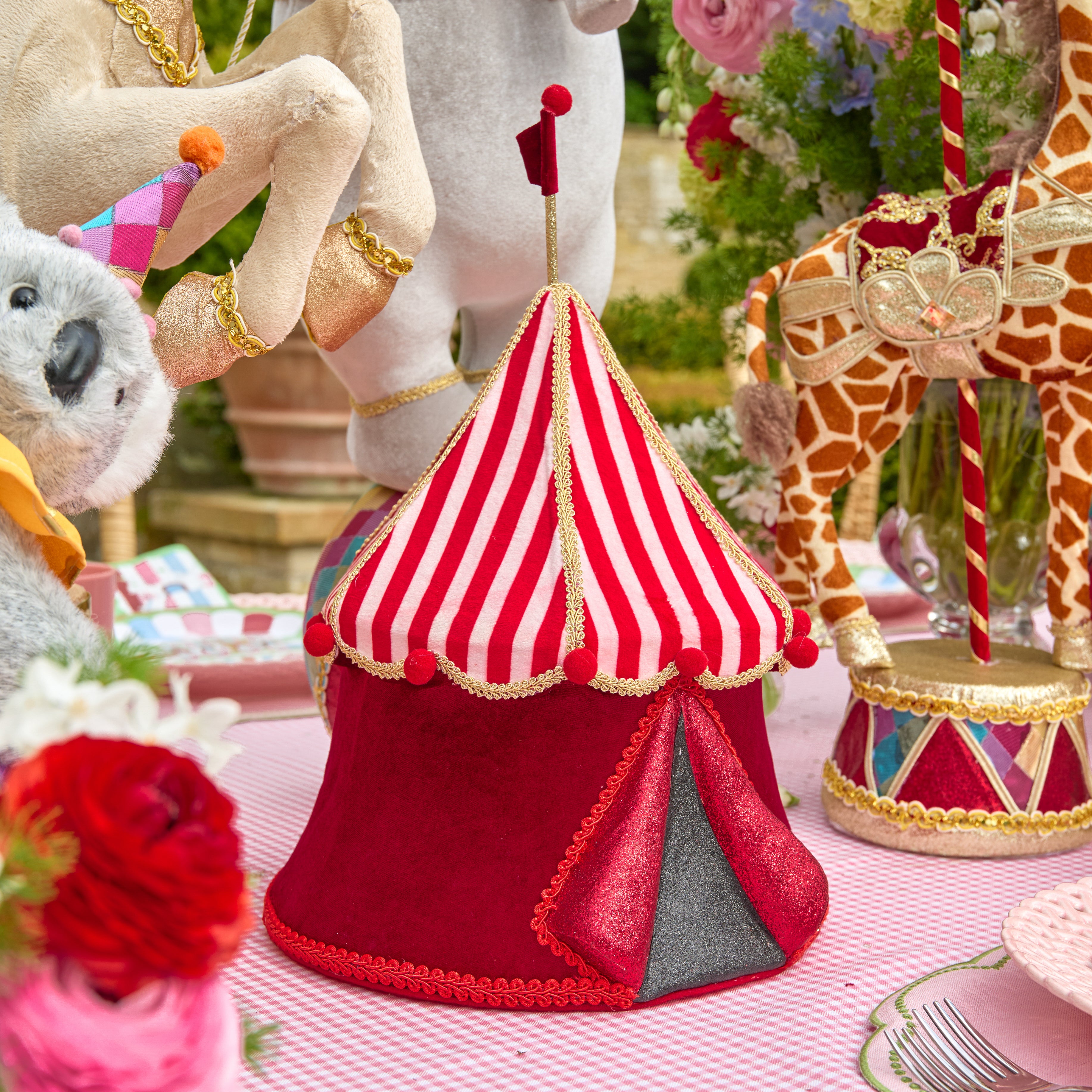 Mrs. Alice Circus Tent (Pair) - 39cm