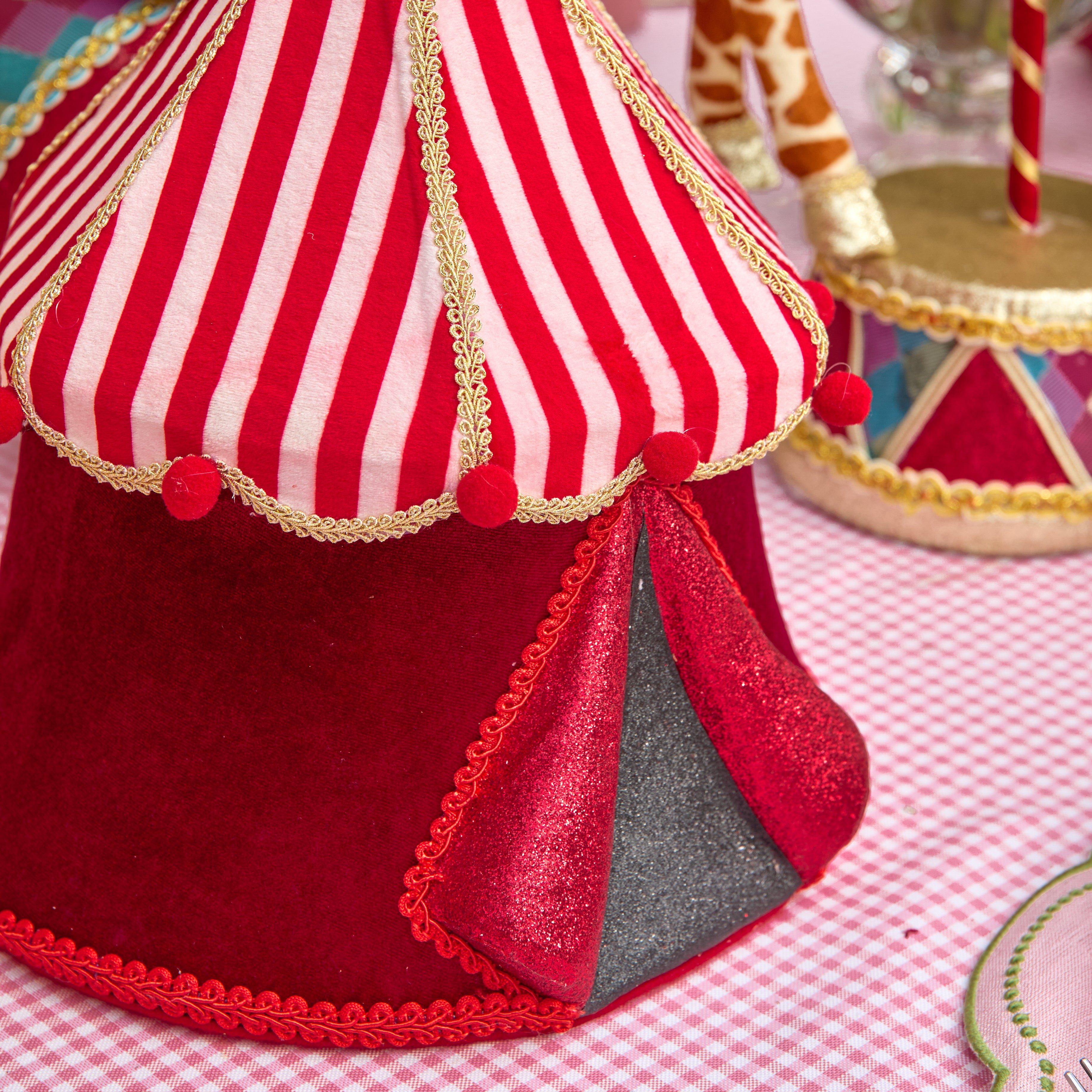 Mrs. Alice Circus Tent (Pair) - 39cm