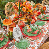 Fleur Orange & Green Placemats (Set of 4)