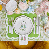Blue Cottontail Bunny Starter Plate