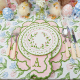 Lily Pink & Green Napkins (Set of 4)