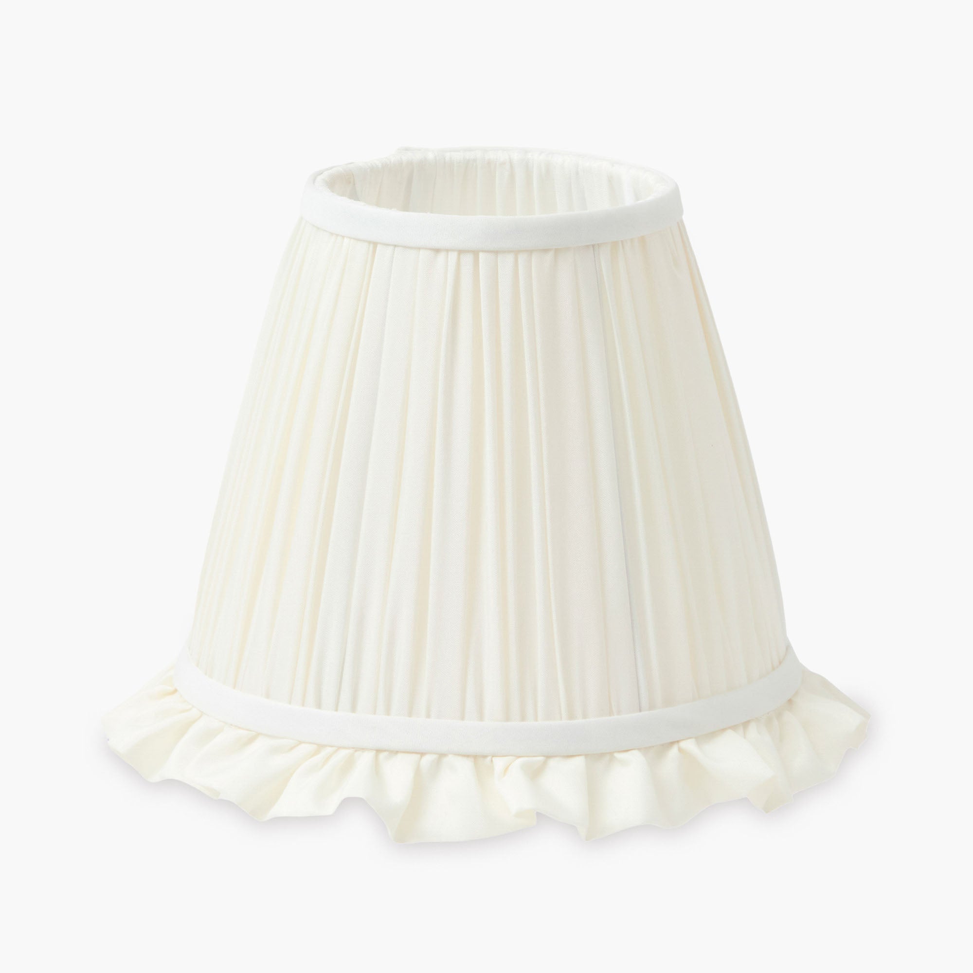 Cream Ruffle Lampshade (18cm)