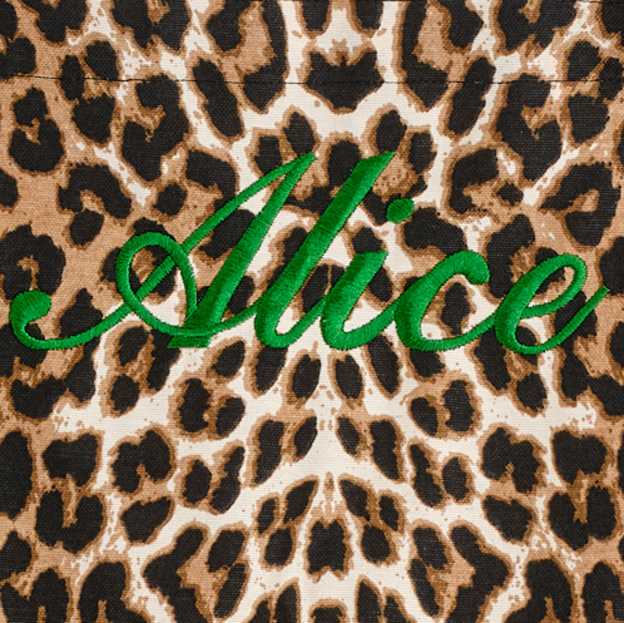 Frilled Leopard Apron