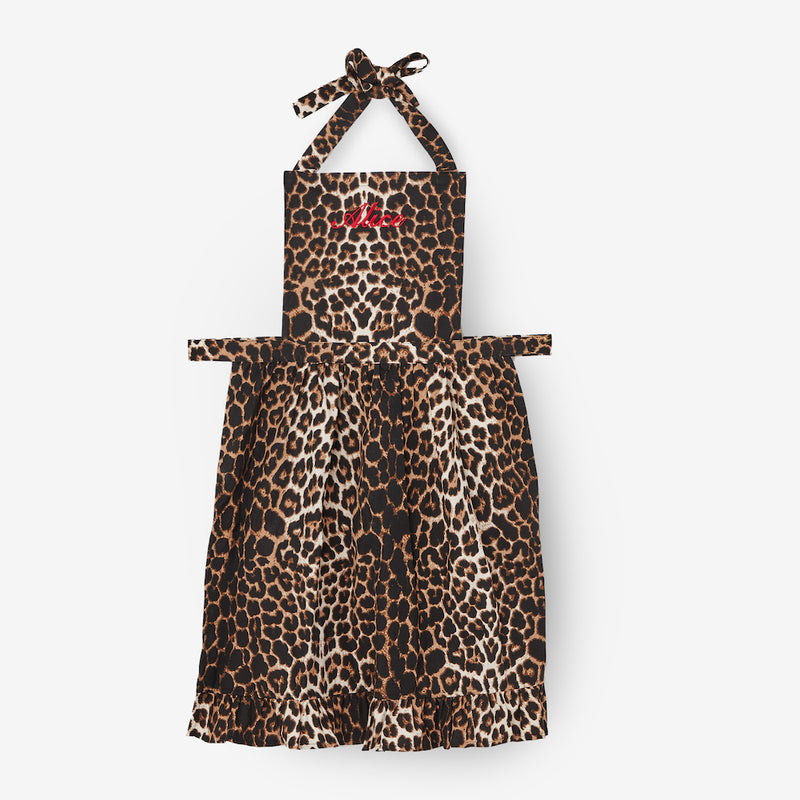 Frilled Leopard Apron– Mrs. Alice
