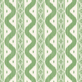 Green Ikat Stripe Wallpaper
