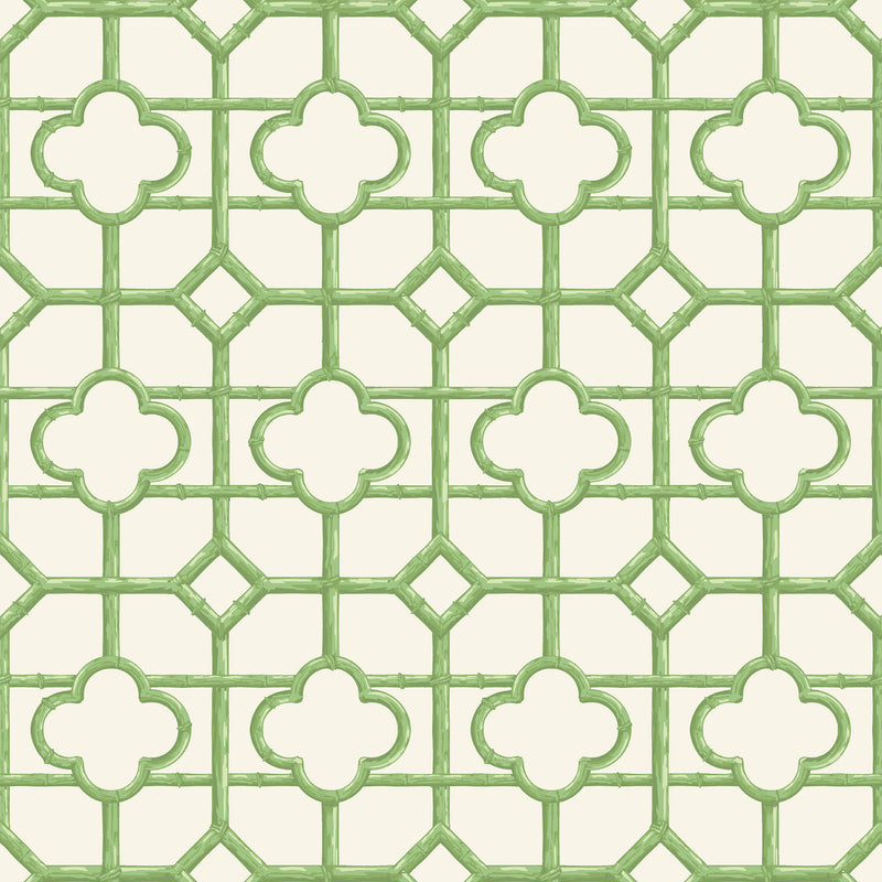 Green Shaded Bamboo Wallpaper