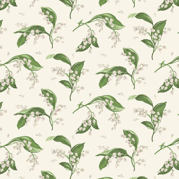 Pebble Lily of the Valley Wallpaper