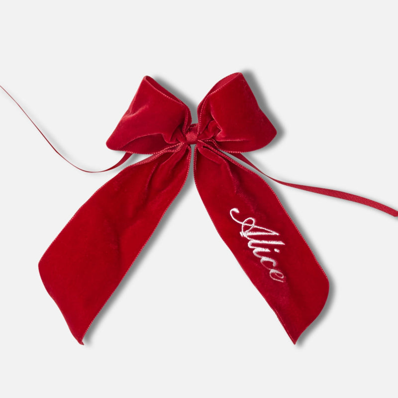 Elevate your dining experience with the Personalisable Berry Red Napkin Bow, a charming and customizable accessory that adds a personal touch to your table setting.