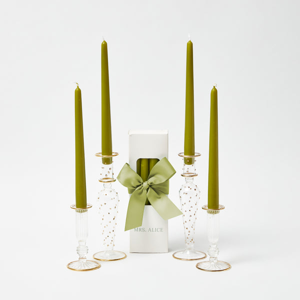 Apple Green Candles (Set of 8)