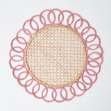 Pink Pia Woven Placemats (Set of 4)