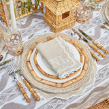 Edith Sand Placemats & Napkins (Set of 4)