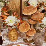 Bring a touch of the forest indoors with the Tall Mixed Mushroom Set, a versatile and charming decoration.