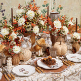 Elevate your decor with the rustic charm of the Raffia Harvest Set.
