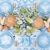 Blue Ikat Tablecloth
