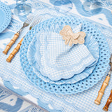 Isla Blue Gingham Placemats (Set of 4)