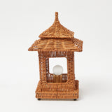 Rattan Pagoda Lamp