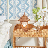 Aria Rattan Bedside Table