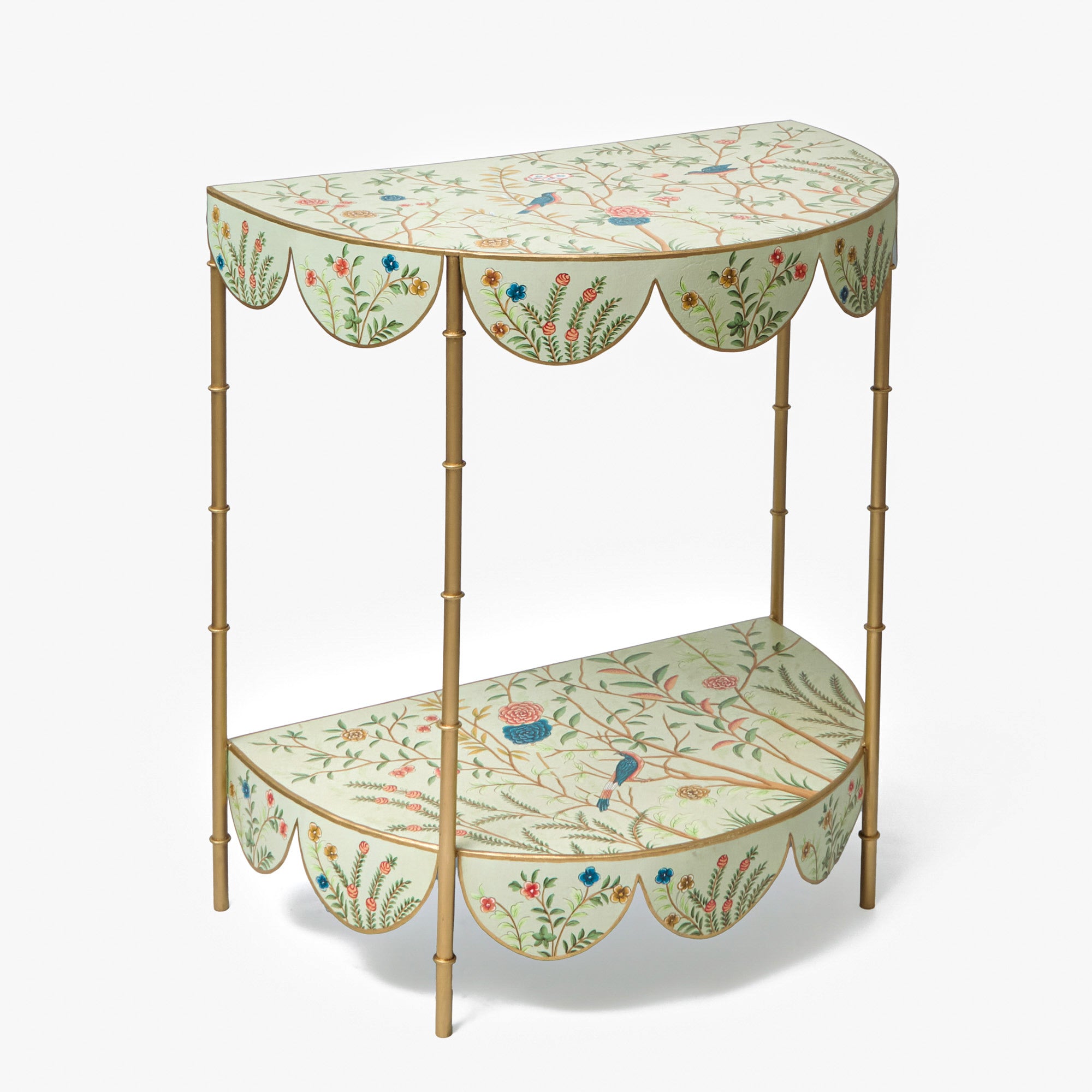 Annabelle Chinoiserie Tole Side Table