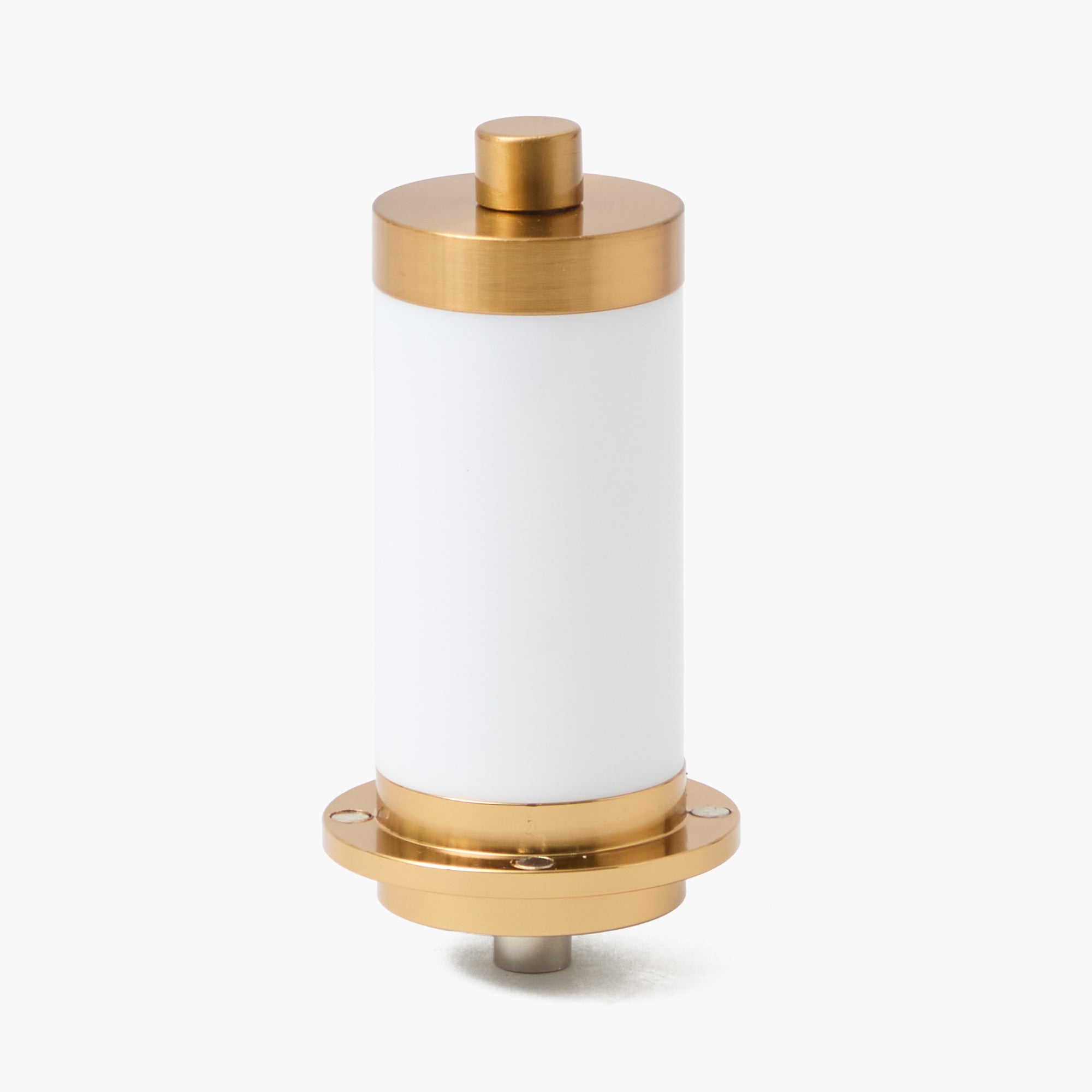 Quatrefoil Rechargeable Double Wall Light with Cream Shades (14cm)