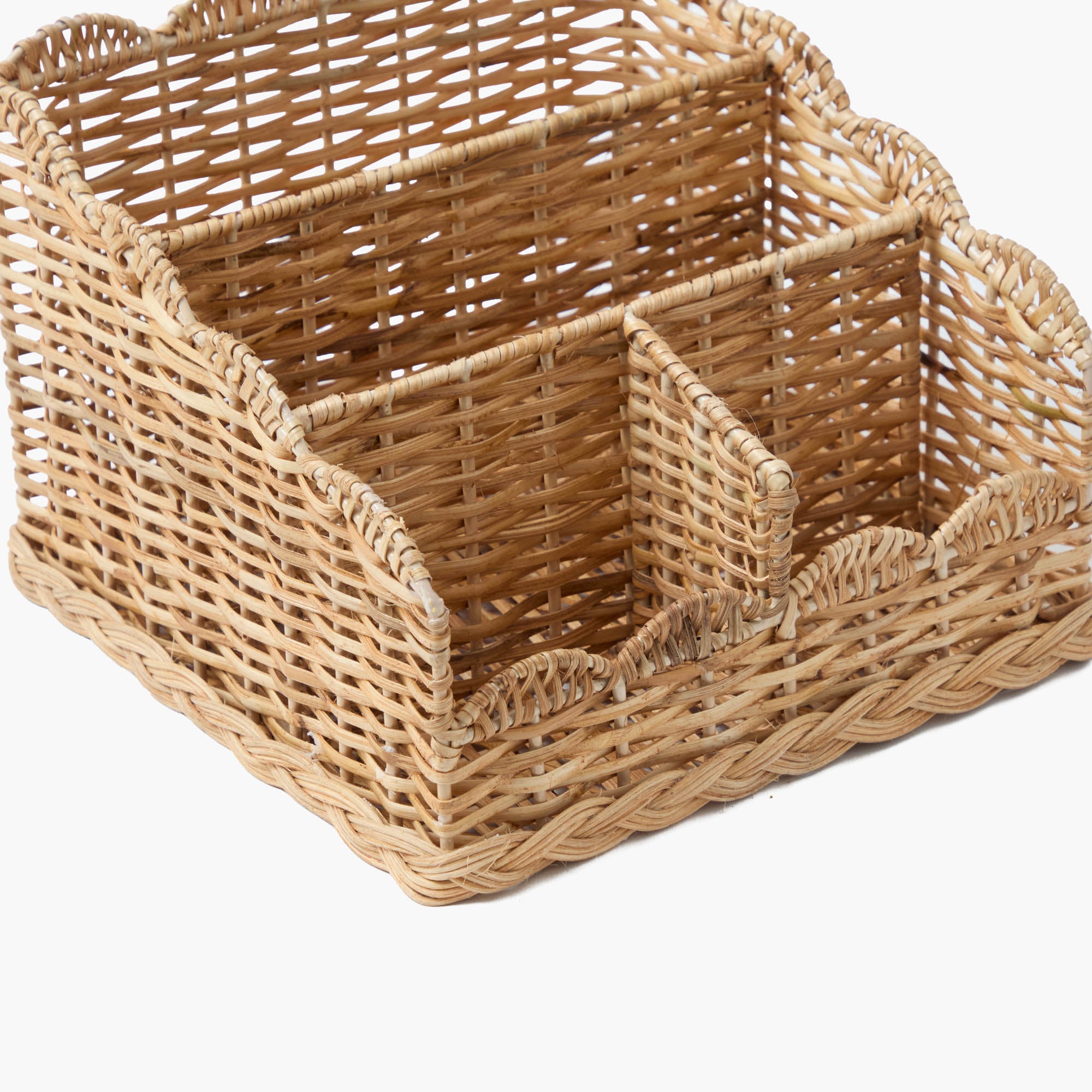 Rattan Braided Letter Rack