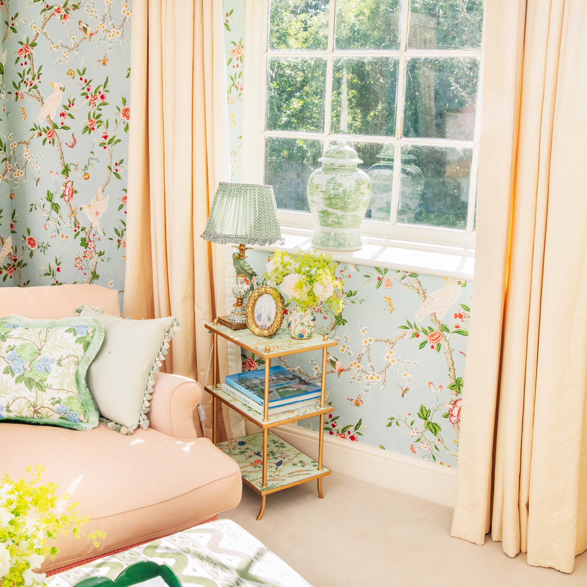 Chinoiserie Tole Side Table