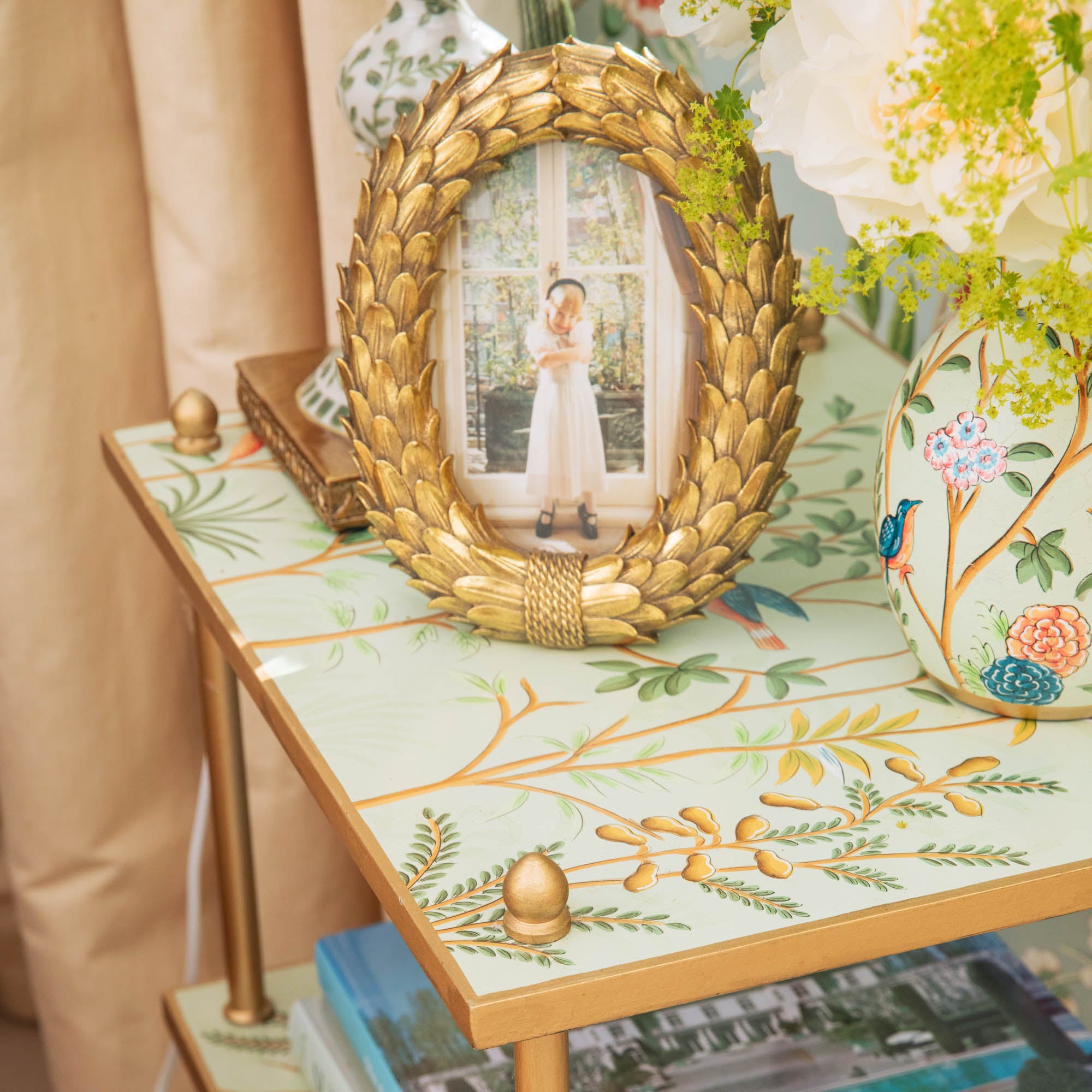 Odette Oval Gold Photo Frame - 4"x6"