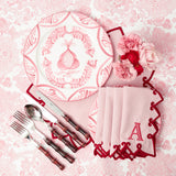 Pink Melograno Dinner & Starter Plates (Set of 8)