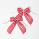 Personalisable Dusty Pink Napkin Bow