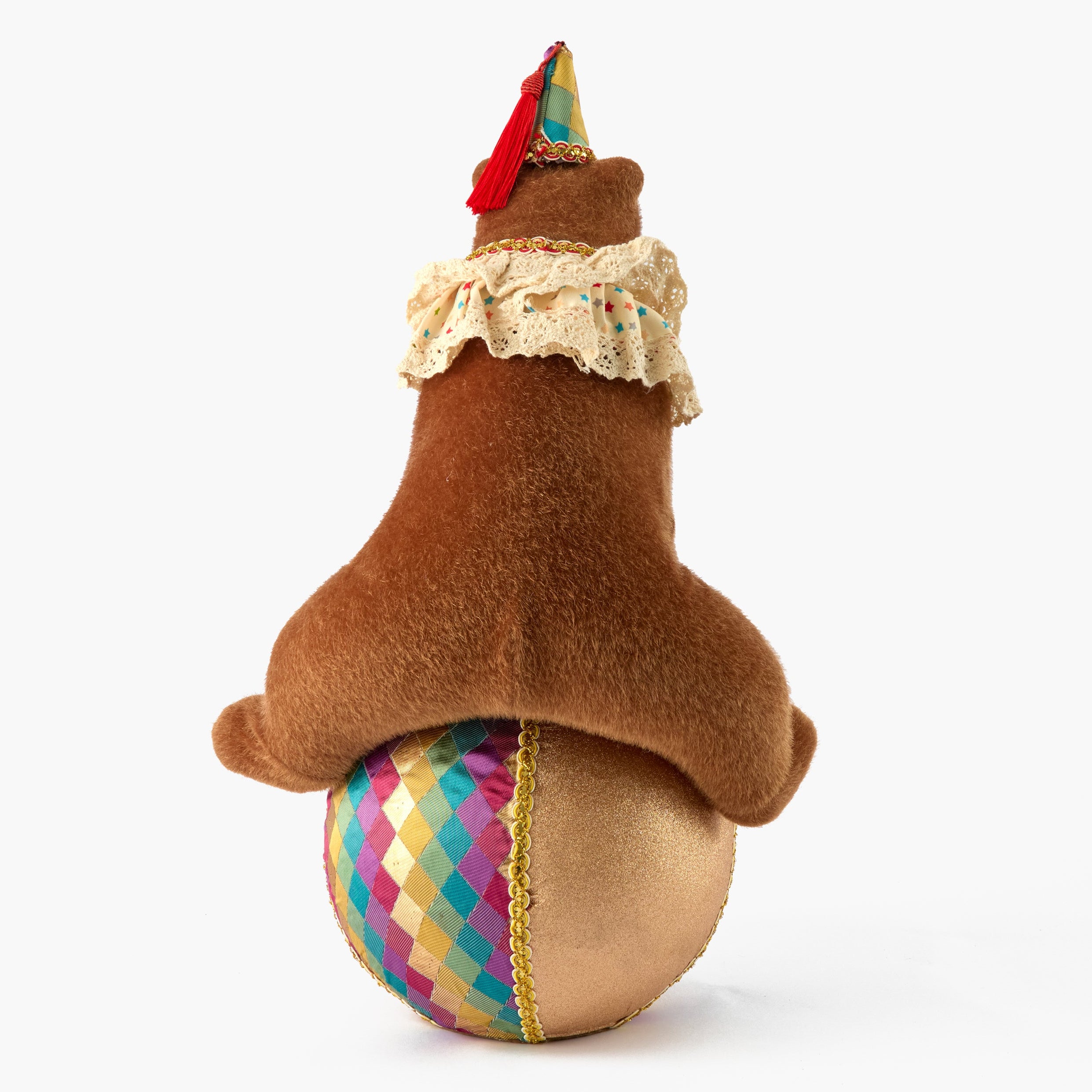 Bertie Bear On Ball - 59cm