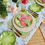 Serena Green Cabbage Dinner & Starter Plates (Set of 8)