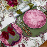 Impress your guests with these Aubergine Napkin Bows (Set of 4) for a memorable dining experience.