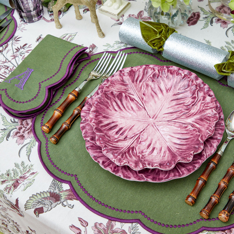 Add charm and sophistication to your table setting with these exquisite starter plates.