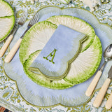 The "Can't Go Wrong" Giftscape ensures your table is beautifully dressed with four Alathea Blue and Green Napkins.