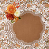 Alathea Caramel Linen Placemats: Stylish and versatile.