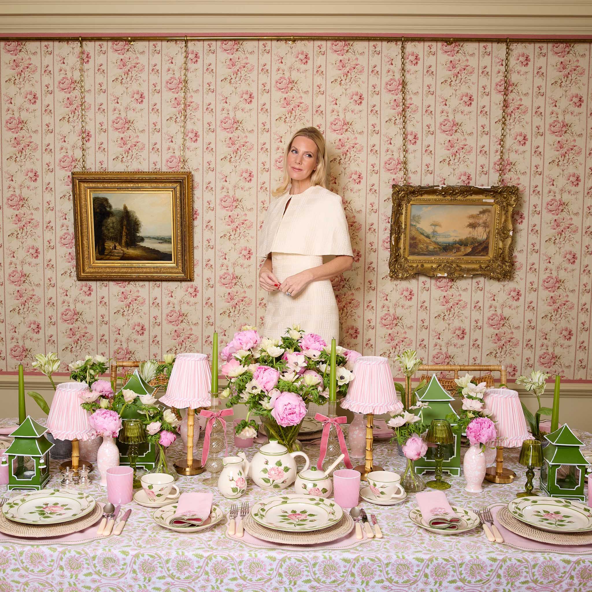 Petal Pink Water Glasses (Set of 4)