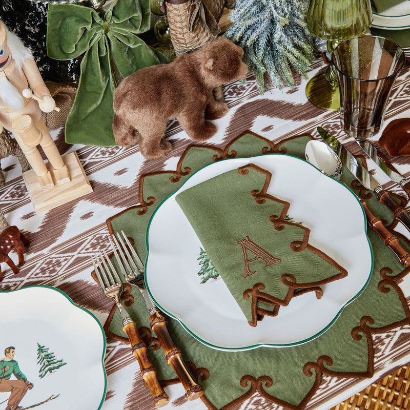 Set the stage for delightful meals with these earthy-hued placemats.