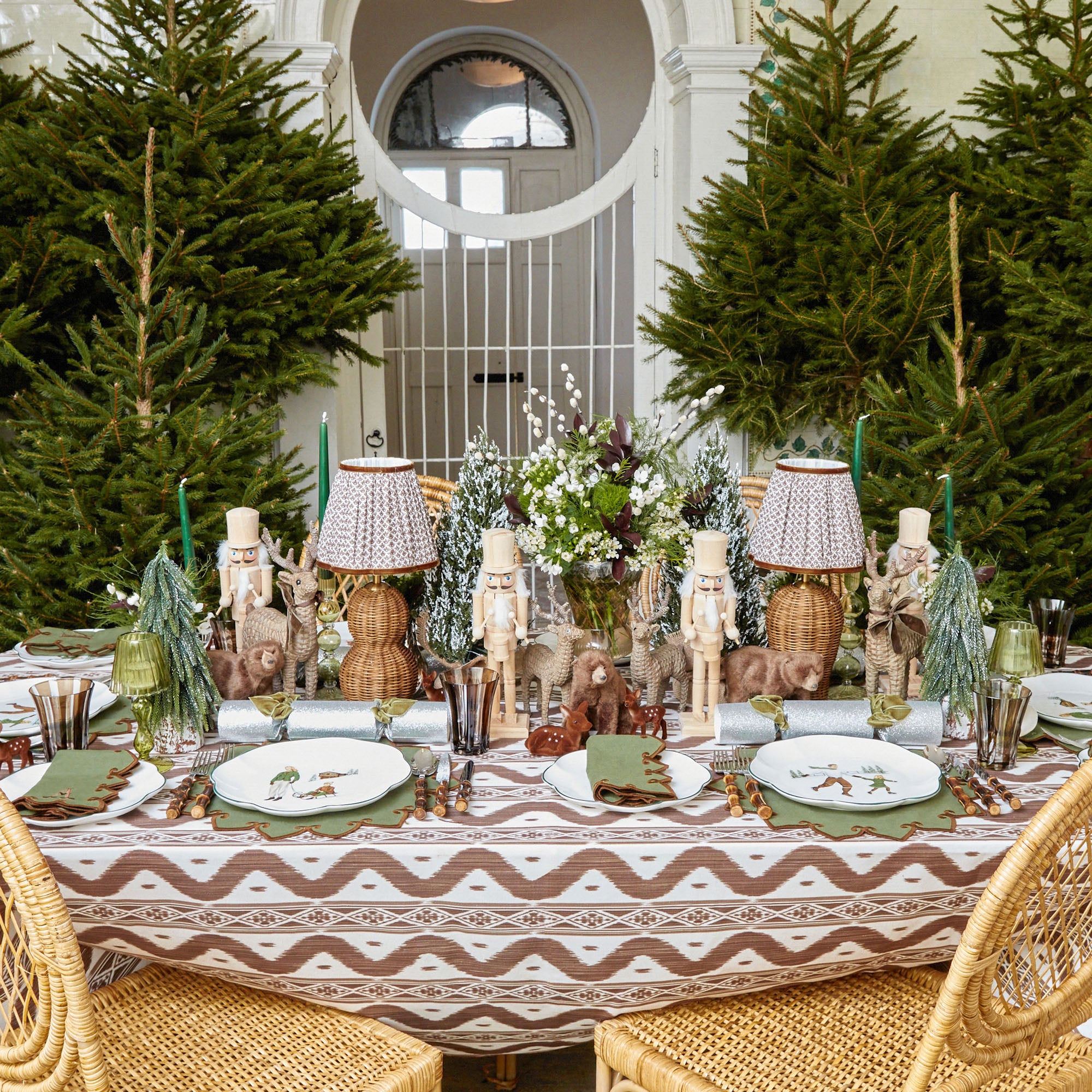 Create a tranquil oasis with the Eden Green Candle Set in Forest Green, a collection of 12 candles that bring the soothing tones of the forest to your decor.